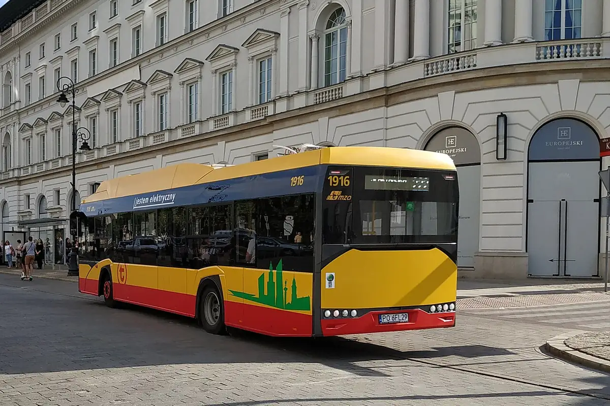 Solaris Urbino 12 electric #1916 w Warszawie