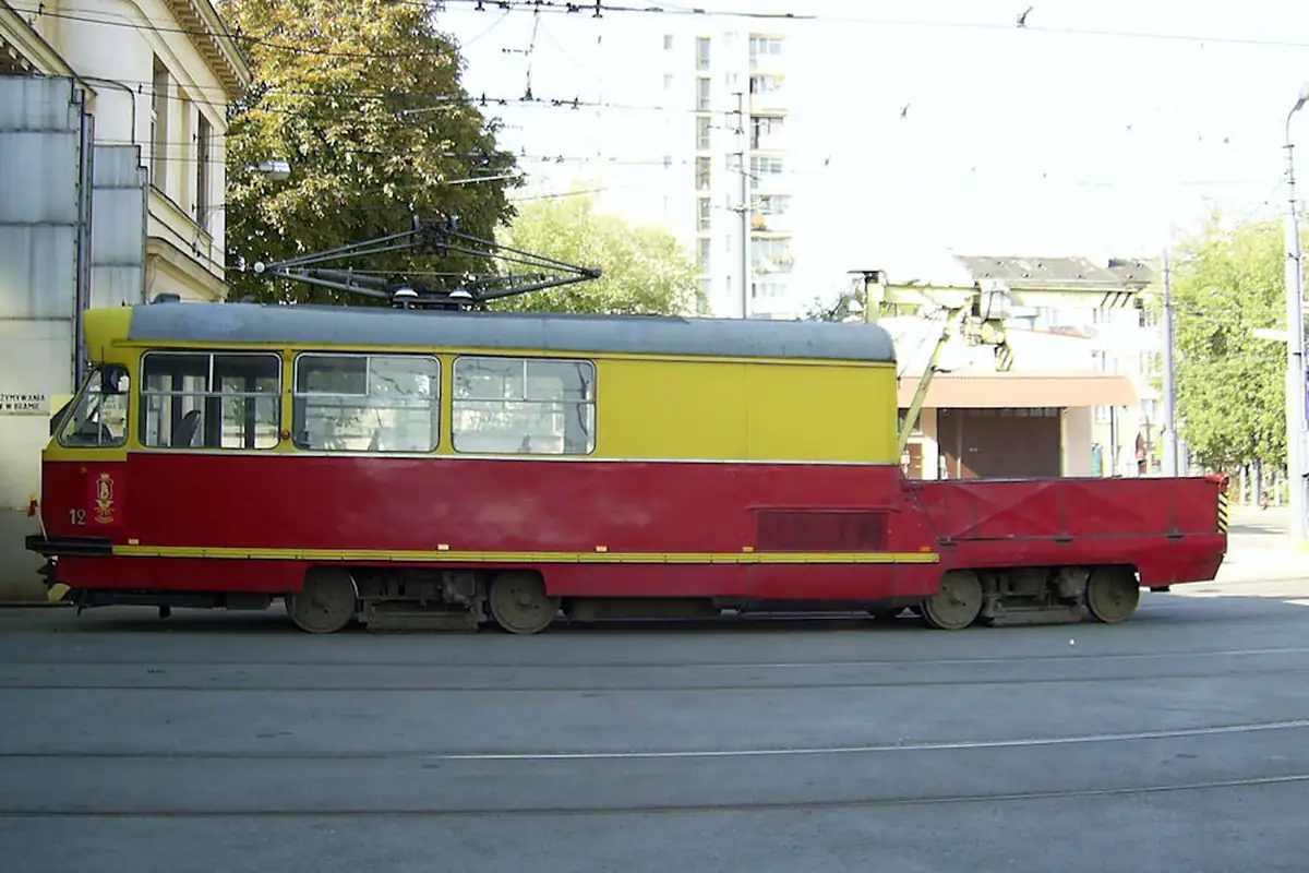 Konstal 13N wagon transportowy #12 w Warszawie